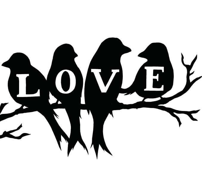 678x600 Bird Silhouette Stencils Clip Art Library Bird Silhouette Stencils