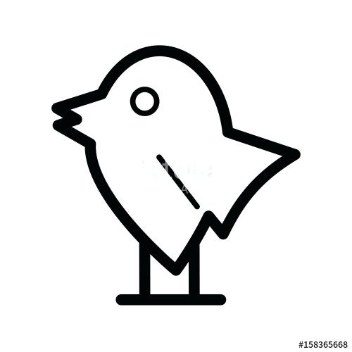 500x500 Outline Drawings Of Birds Clip Art Library Flying Simple Bird