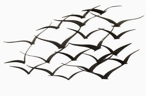 500x329 Homely Ideas Metal Bird Wall Art Birds Amazon Com Urban Designs