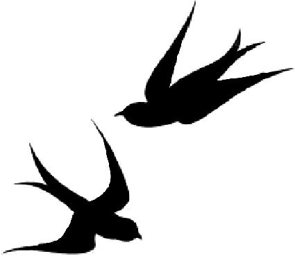 425x369 Swallow Clipart Easy'69671