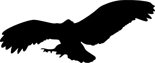 600x243 Owl Clipart Shadow