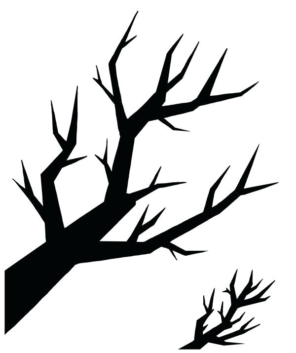 600x715 Branch Silhouette Tree Branch Silhouette Png