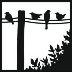 236x236 Clipart Birds On A Wire