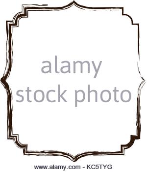 300x350 Heraldic Monochrome Silhouette Decorative Frame And Blurred Stock