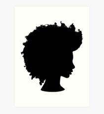 210x230 Afro Silhouette Wall Art Redbubble