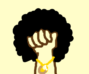 300x250 Black Power (Afro)
