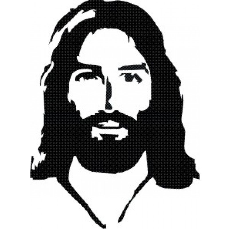 800x800 List Of Synonyms And Antonyms Of The Word Jesus Face Silhouette
