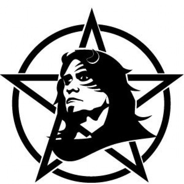 626x626 Symbol And Anarchist Face Black Silhouette Vector Free Download