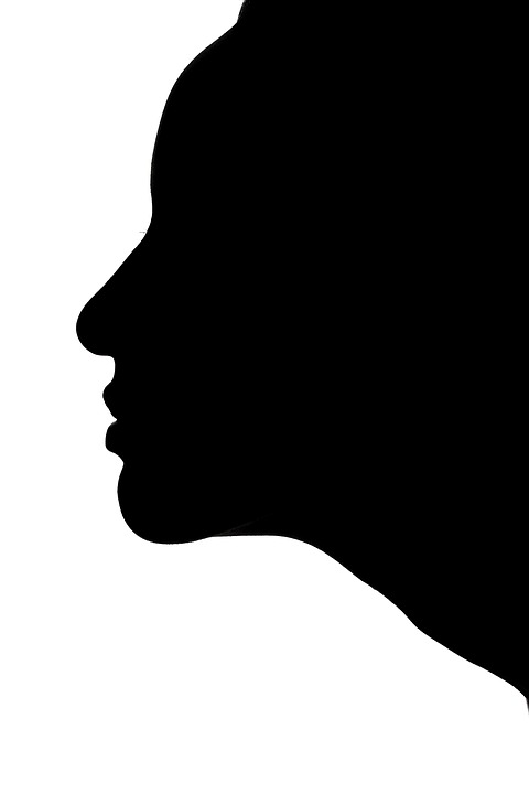 Black And White Silhouette Face at GetDrawings | Free download