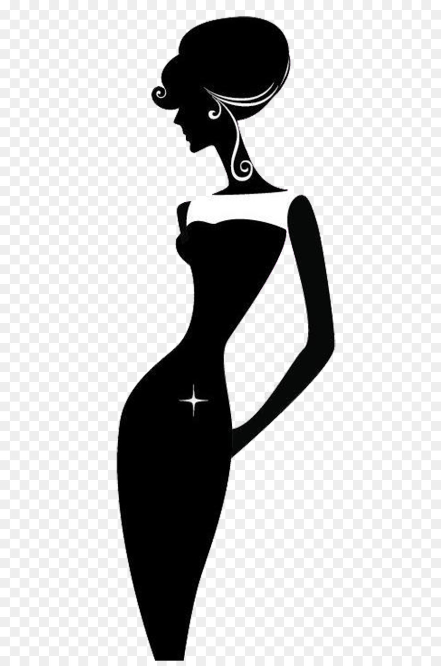 900x1360 Silhouette Woman Royalty Free Clip Art
