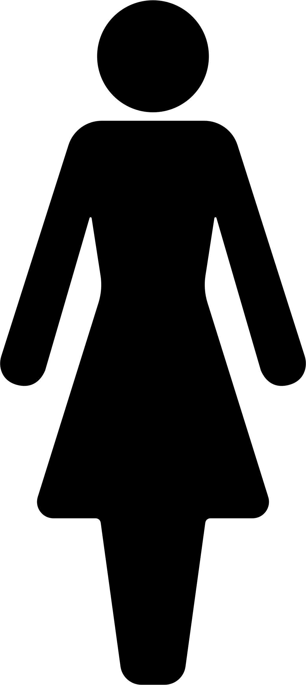 1022x2282 Female Symbol Silhouette Icons Png