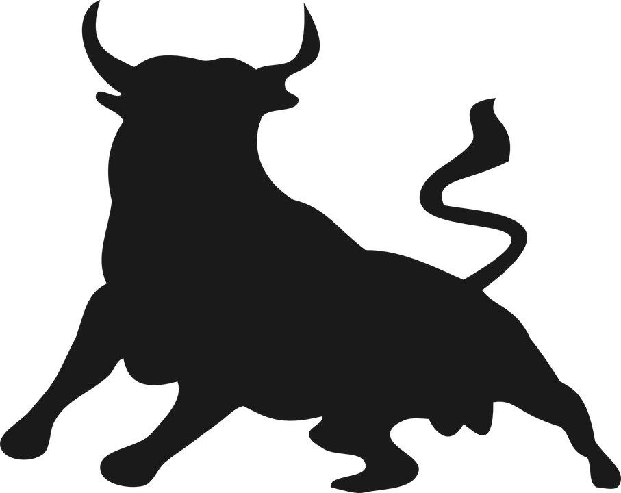 907x720 Red Bull Clipart Silhouette