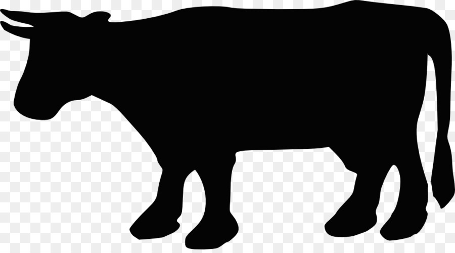 900x500 Beef Cattle Silhouette Clip Art