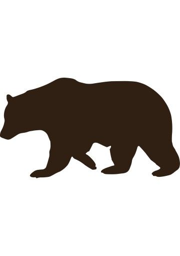 Black Bear Silhouette