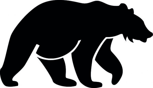 Black Bear Silhouette Pattern at GetDrawings | Free download