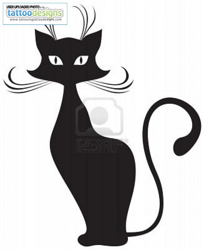 700x856 Free Cat Face Silhouette, Hanslodge Clip Art Collection