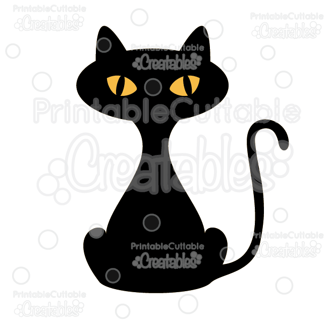 650x650 Halloween Black Cat Free Svg Cut File Amp Clipart