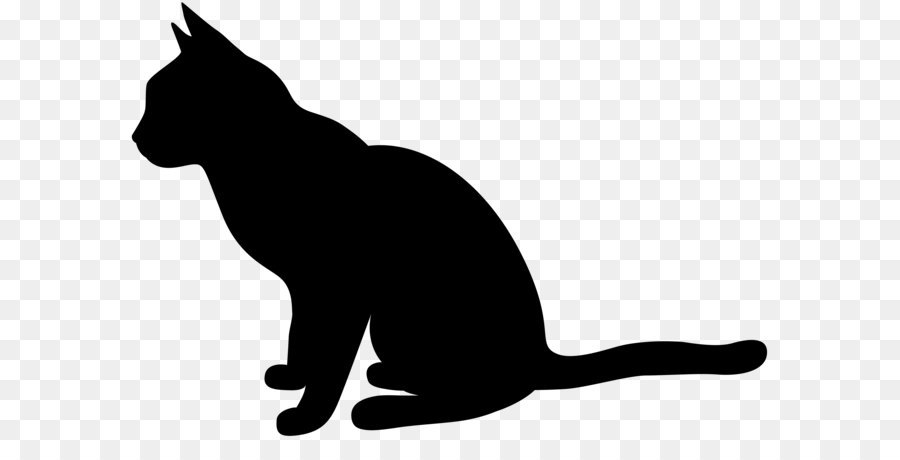 900x460 Cat Silhouette Clip Art