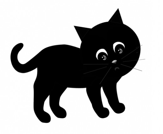 520x429 Shaow Clipart Black Cat 3894757