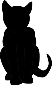 183x297 Black Cat Silhouette Clip Art
