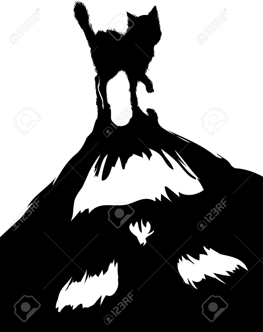 1032x1300 Shadows Clipart Black Cat