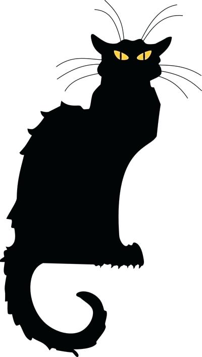 400x706 Black Halloween Cat Halloween Black Cat Silhouette Pattern Ibbc.club