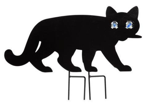 480x337 Solar Black Cat Silhouette Light Catnips Marketplace