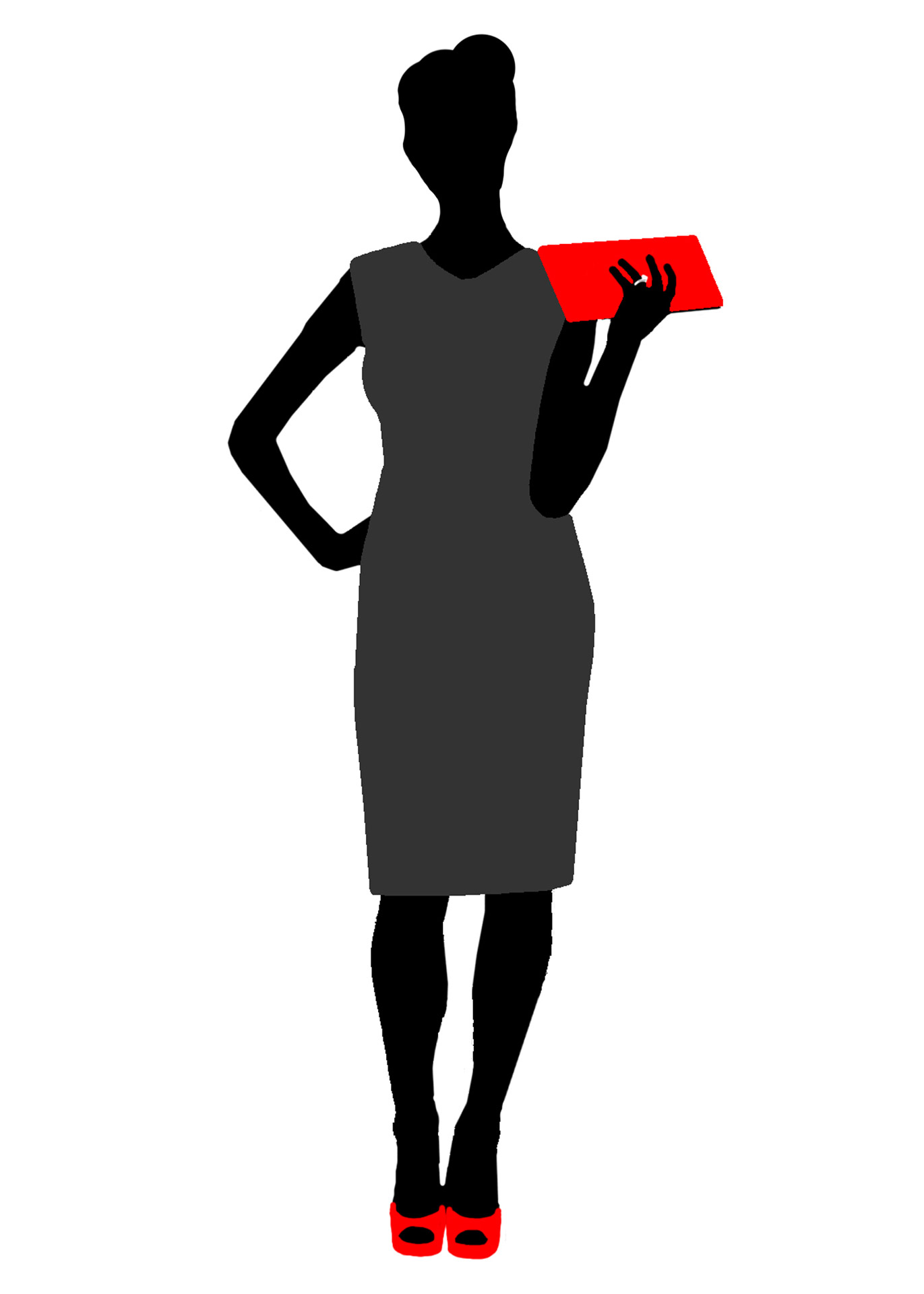 1371x1920 Woman In Little Black Dress Free Stock Photo