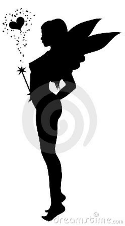496x900 Love Fairy Silhouette 21037927.jpg Silhouette Portrait