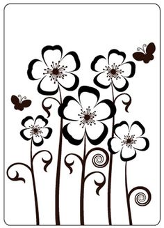 236x327 Flores Adult Coloring Sketches Stenciling