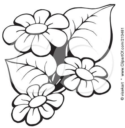 441x450 Flower Clipart Black And White Free Silhouettes Flourish Flower