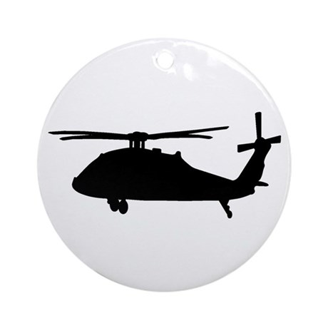 460x460 Blackhawk Helicopter Ornaments