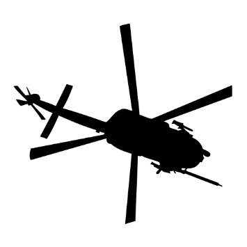 355x355 Blackhawk Mh 60 Silhouette Clipart Panda