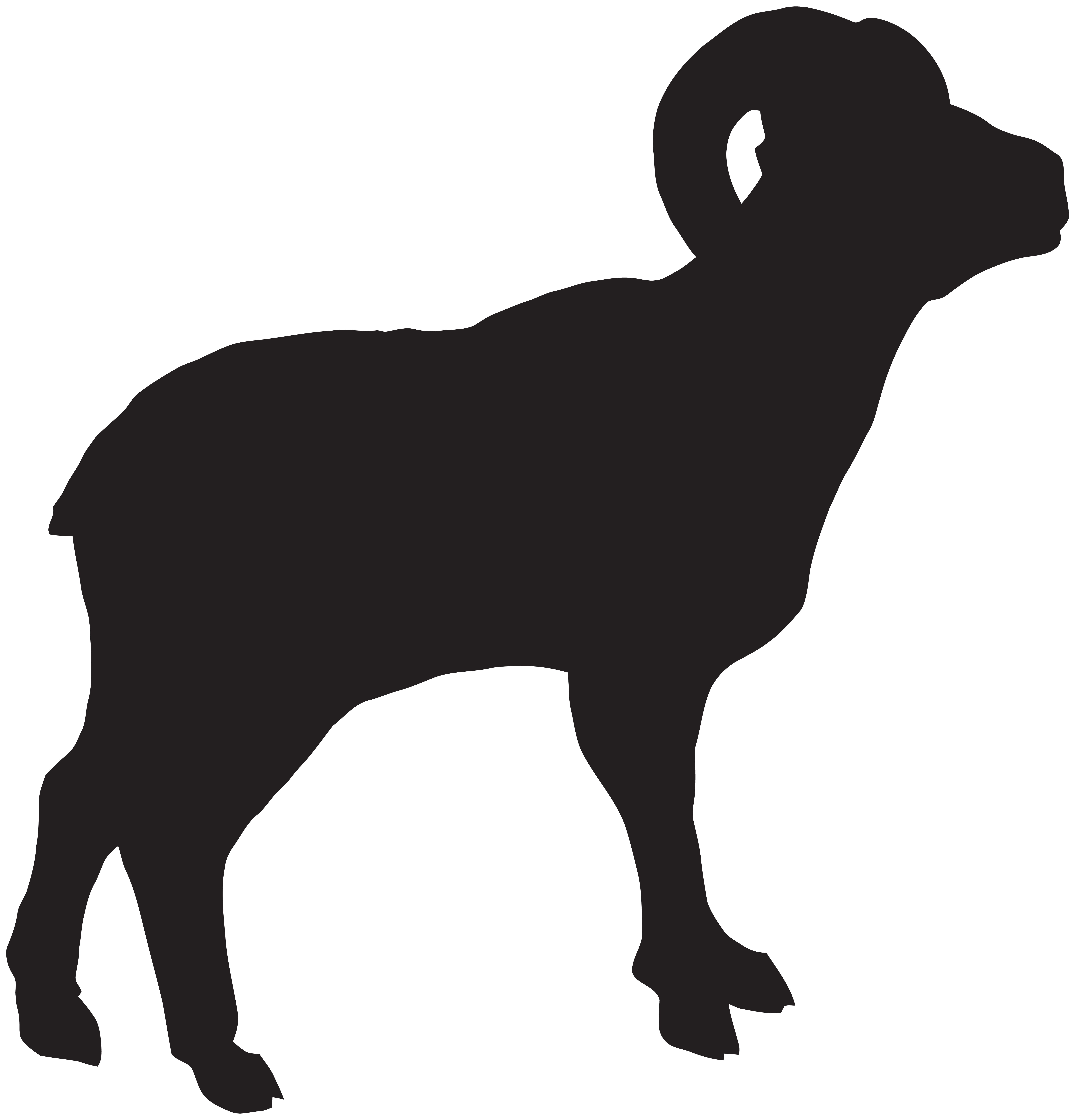 7680x8000 Sheep Silhouette Clipart