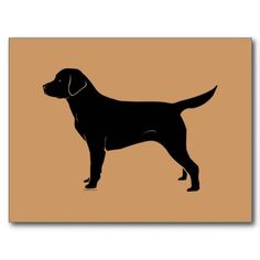 236x236 Labrador Silhouette Black Husdjur, Labb Och Produkter