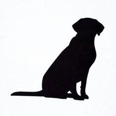 236x236 Labrador Silhouette