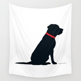 264x264 Black Labrador Wall Tapestries Society6