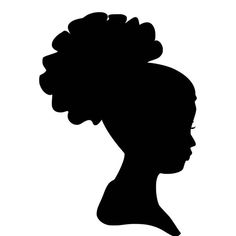 236x236 African American Woman Silhouette