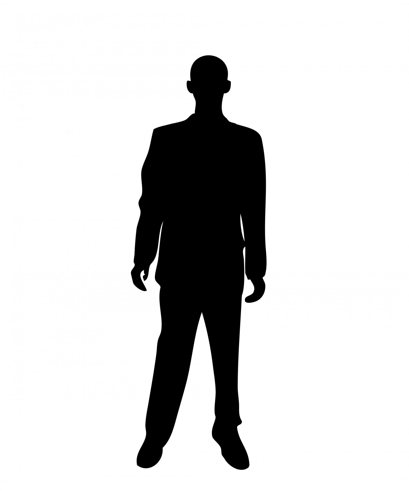 1600x1919 Business Man Black Silhouette Free Stock Photo