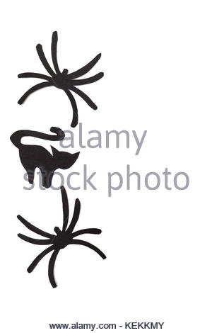 300x470 Silhouettes Of Black Cats And Spiders Carved Out Of Black Paper