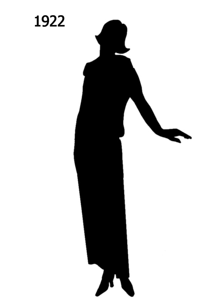 700x1000 Black Silhouettes 1920 To 1930 In Costume History