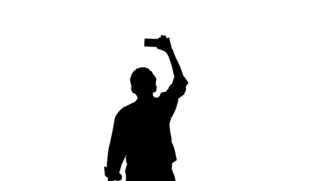 1280x720 Silhouette Man Mobile 02