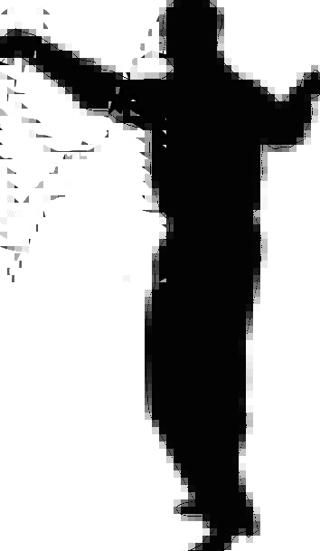 354x609 Man, Gentleman, Outline, Dancing, Bopping, Silhouette, Dance, Ball