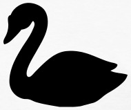 190x159 Swan Silhouette By Azza1070 Spreadshirt