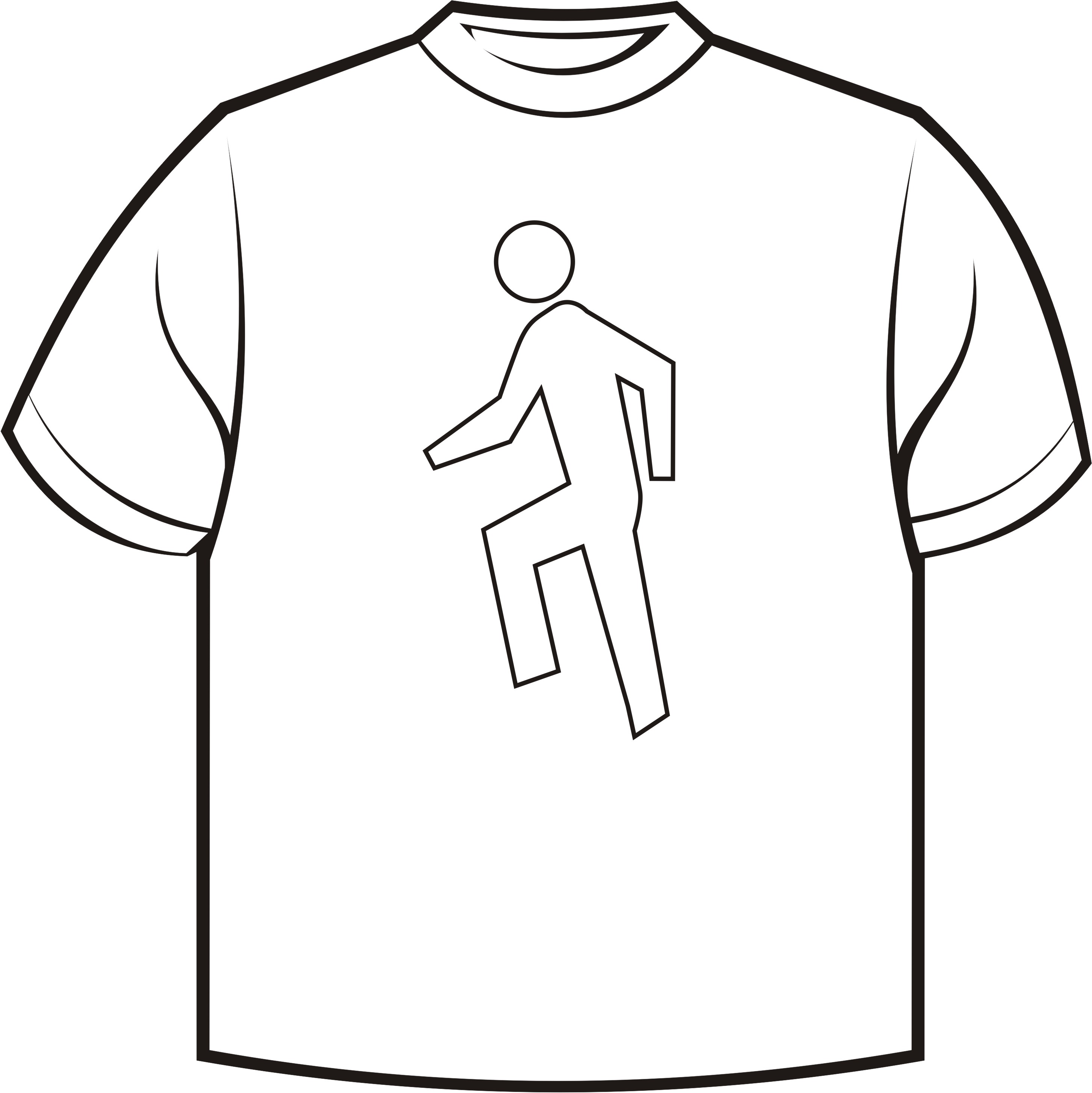 2907x2909 T Shirt Silhouette Clip Art Clipart