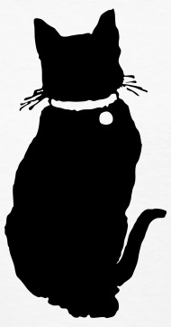 190x362 Black Cat Sitting Silhouette By Azza1070 Spreadshirt