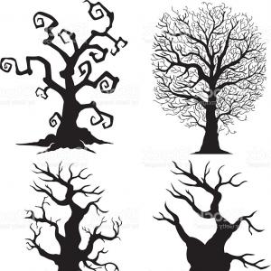 300x300 Photo Black Tree Silhouette With Grass Createmepink