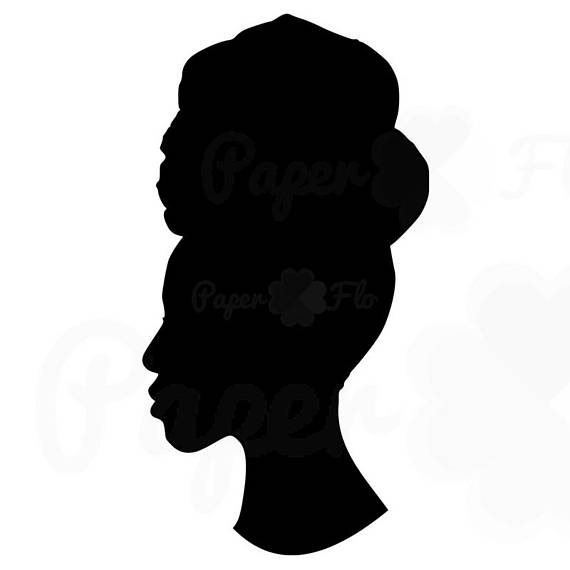 Download Black Woman Silhouette Clip Art at GetDrawings.com | Free ...
