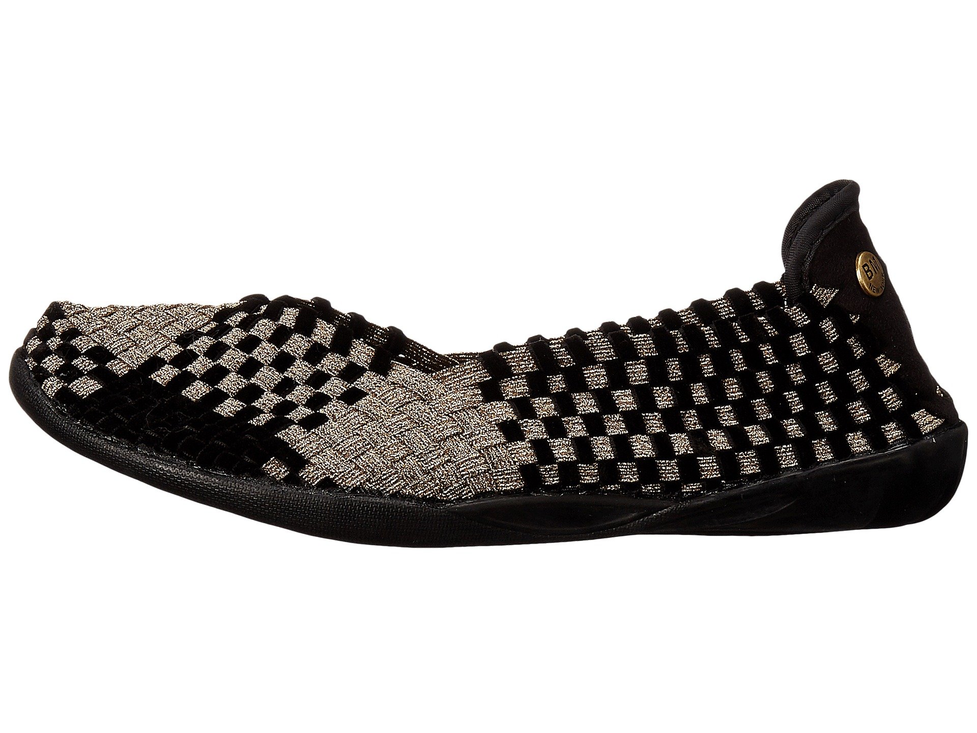 1920x1440 Bernie Mev Women Flats Catwalk Bronzelack Velvet Woven Textile