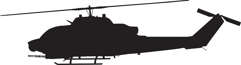 795x217 Helicopter Silhouette Stock Vectors